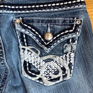 DOWN EAST STRAIGHT BLING POCKET JEANS